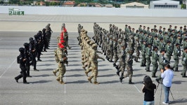 BEMIL 사진 자료실 - BEMIL 군사세계 <BEMIL 현장취재> 집단 고공강하, 태권도 시범, 도보부대 분열 등 국군의 날 미디어데이 풀사진