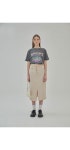 [RAIVE레이브]Oversized World Best Print Tee in D/Grey VW2SE116-13 [W CONCEPT]