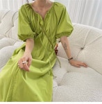 어이사마켓 - 원피스 H7745 중국 다이렉트 패션 B2B 플랫폼 어이사마켓