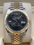 Rolex Datejust 41mm Two Tone Wimbledon Dial Jubilee 126333... for $21,995 for sale from a Trusted Seller on Chrono24