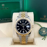 Rolex Unworn 2024, Datejust 41mm, Black, Jubilee, 126333-0014,... for $17,895 for sale from a Trusted Seller on Chrono24