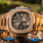 Patek Philippe Unworn 2022 Nautilus 5980/1R-001 Travel Time... for $198,790 for sale from a Trusted Seller on Chrono24