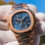 Patek Philippe 2023 Nautilus 5990/1R-001 Travel Time Chronogra... for $288,676 for sale from a Trusted Seller on Chrono24