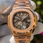 Patek Philippe Nautilus 2023 5980/1R-001 Travel Time Chronograph for $235,870 for sale from a Trusted Seller on Chrono24