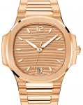 Patek Philippe 7118/1R Ladies Nautilus Gold Opaline Dial Rose... for $126,495 for sale from a Trusted Seller on Chrono24