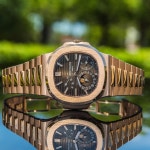 Seller on Chrono24 Patek Philippe 2024  Nautilus 5712/1R-001 Brown Dial for $277,530 for sale from a Trusted Seller on Chrono24