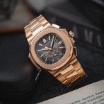 Patek Philippe Nautilus 40.5mm ref. 5980/1R-001 for $242,988 for sale from a Trusted Seller on Chrono24