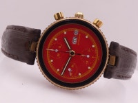 Gérald Genta Gefica Day Date Chronogaph G2989.7 RED DIAL... for $2,799 for sale from a Trusted Seller on Chrono24