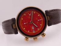 Gérald Genta Gefica Day Date Chronogaph G2989.7 RED DIAL... for $2,799 for sale from a Trusted Seller on Chrono24