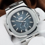 Patek Philippe Nautilus 5726 1a Blue Dial Stainless Steel Moon... for $142,617 for sale from a Trusted Seller on Chrono24