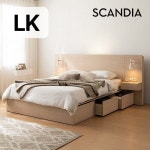 스칸디아 스테이 호텔 수납 LED침대 LK [40T하이엔드독립] - 에누리 가격비교