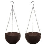 마켓감성 고급라탄무늬 행잉 화분걸이 2p 블루 22 x 9.5 x 13 cm - 에누리 가격비교