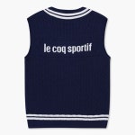 LECOQ SPORTIF-[르꼬끄공식]유니 케이블 스웨터 베스트... 온라인몰 SSF Shop [르꼬끄공식]유니 케이블 스웨터 베스트 (QP123TST12)