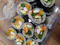 요리 - 김밥 잘 싸는법 좀 알려줄 토리...ㅠ