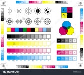 디자인 - 인쇄소에 맡길 때 cmyk 마크 같은 건 직접 만들어서 보내는 거니?