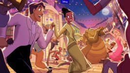 만화 - 디즈니 공주와 개구리 마르디 그라 기념 일러스트.jpg