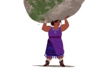 이슈/유머 - 가족의 돌⛰ 루이사의 초기 비주얼 디벨롭먼트 아트. - 디즈니 엔칸토: 마법의 세계.jpg