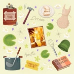 이슈/유머 - 디즈니 공주와 개구리에 나온 오브젝트들 일러스트 🔨💚.jpg