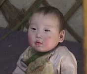 이슈/유머 - 울지않고 기다리는 몽골 아이들