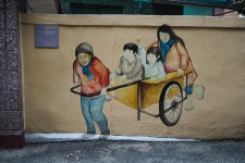 성안마을의 강풀만화거리 - 천호동 옆 성내동의 명소 - Dr. Sparks Columns