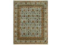 Handmade rug AMNERIS QNQ-06 Light Turquoise By Jaipur Rugs