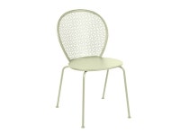 LORETTE Stackable steel garden chair By Fermob | design Frédéric Sofia