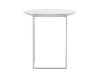 ROXY Round wooden and metal bedside table By Frauflex | design C. Gottardo