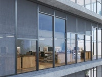 SC800-ZIP FACADE Fabric screen By Harol