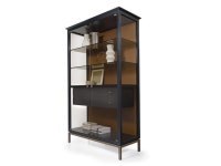 ADA 2.0 Wood and glass display cabinet with integrated lighting By Riva 1920