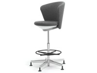 BAY Office stool with 5-Spoke base By BENE | design Pearson Lloyd