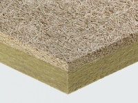 Cement-bonded wood fiber ceiling tiles CELENIT L2ABE25 CELENIT ACOUSTIC MINERAL Collection By CELENIT