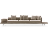 DOCK 3 seater fabric sofa By B&B Italia | design Piero Lissoni