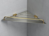 GAL CBA22 Wall-mounted brass soap dish for shower By Hotbath