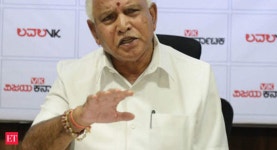 bs yeddyurappa coronavirus donation: CM BS Yeddyurappa to donate one year salary for Covid-19 relief fund - The Economic Times... 