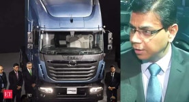 tata prime h.55s truck: Auto Expo 2023: Tata Motors unveils Tata Prime H.55S truck; aim to play lead role in decarbonization... 