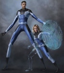 익스트림무비 - 판타스틱 4 다른 팬아트 - 에밀리 블런트, 존 크래신스키