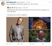 익스트림무비 - 폴 베타니 - MCU 최초로 30년간 마블 출연 배우 기록