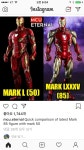 익스트림무비 - 아이언맨 마크 50 vs 마크 85 비교샷