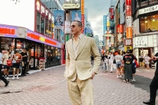 익스트림무비 - 브래드 핏 F1 더 무비 일본 프리미어 도착 모습 - 워너재팬