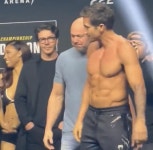 익스트림무비 - 제이크 질렌할 ‘로드하우스’ 리메이크 UFC285 시퀀스 촬영장면
