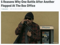 익스트림무비 - [원 배틀 애프터 어나더]가 흥행에 실패한 5가지 이유