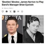 익스트림무비 - [비틀즈] 4부작 영화, 제임스 노튼이 브라이언 엡스타인을 연기