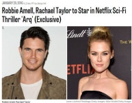 익스트림무비 - 로비 아멜-레이첼 테일러, 넷플릭스 Sci-Fi "Arq" 출연