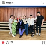 익스트림무비 - 유아인 인스타에 올라온 나혼산 멤버들과 찍은사진