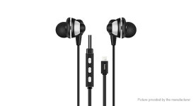 	$20.57 HOCO L1 8-pin In-Ear Earphones - authentic / music control / w/ microphone at FastTech - Worldwide Free Shipping $20.57... 
