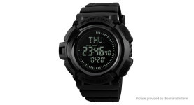 	$14.04 Authentic Skmei 1300 Mens PU Band Sports Digital Wrist Watch - 50m waterproof / week/date display / alarm clock / 12/24... 