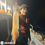 거제 뉴새바다호 2항차 한치쿨러 조황입니다