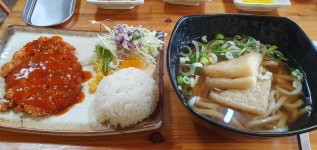 며칠 전 먹은 돈까스&우동 세트 - 음식/여행/사진 - 플레이어스