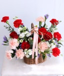 Dancing Red Rouge Basket 꽃배달 | 플라워119꽃배달서비스 [꽃배달] Dancing Red Rouge Basket - 플라워119
