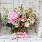 꽃바구니/핑크/달콤 가득 핑크 가든 꽃배달 - 플라워119꽃배달서비스 꽃바구니/핑크/달콤 가득 핑크 가든 달콤 가득 핑크 가든 플라워119